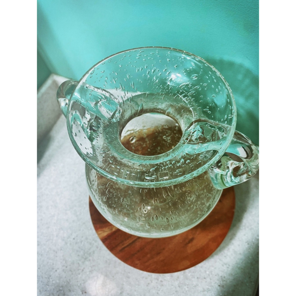 Vintage Glass Amphora Vase - Picture 5 of 5